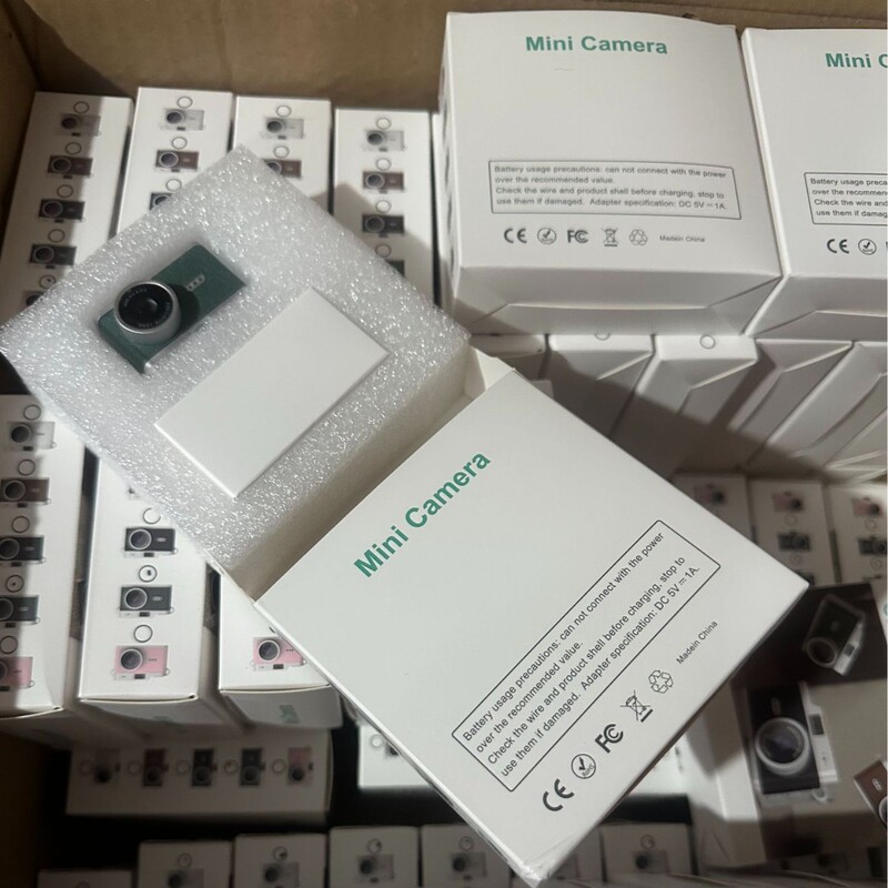 Cross-Border Thumb Camera Student Party Digital Camera Small Retro Cmos High-Definition Entry-Level Mini Cross-Border Thumb