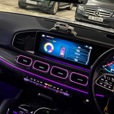 Panel (Dashboard) işıqlandırması: GLE-Class-W167-2019-2025 Mercedes-Benz