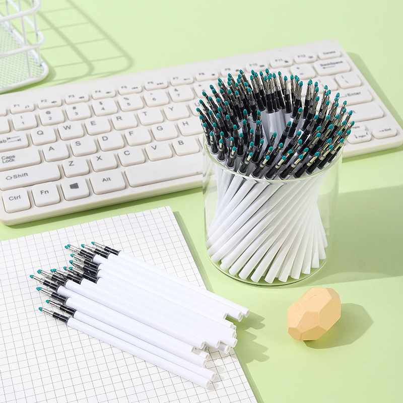 Creative Press brush question refill replacement core 0.5 student White Rod Black Press signature pen refill wholesale
