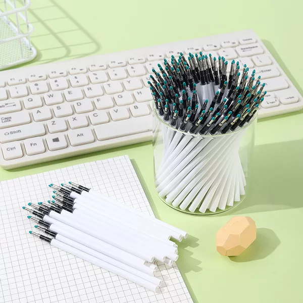 Creative Press brush question refill replacement core 0.5 student White Rod Black Press signature pen refill wholesale