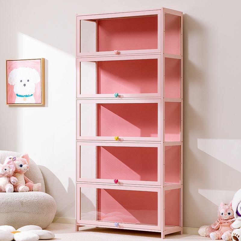 Gabinete de exhibición transparente hecho a mano acrílico caja ciega estante de exhibición joyería muñeca gabinete de almacenamiento