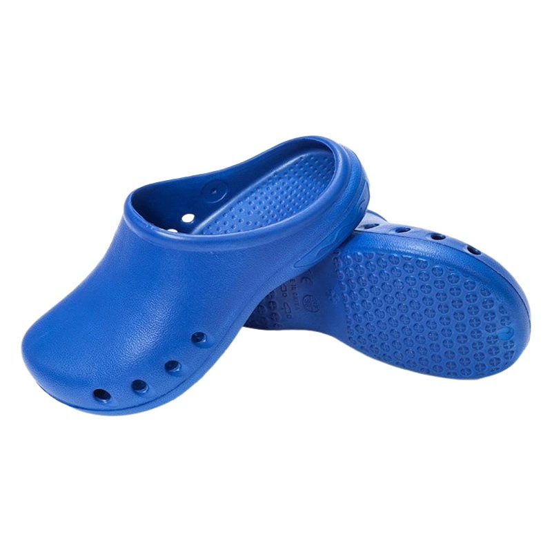 Хирургическая рабочая обувь, лабораторные мужские и женские тапочки, нескользящая защитная обувь с отверстиями для акупунктуры, EVA Baotou, оптовая продажа с фабрики