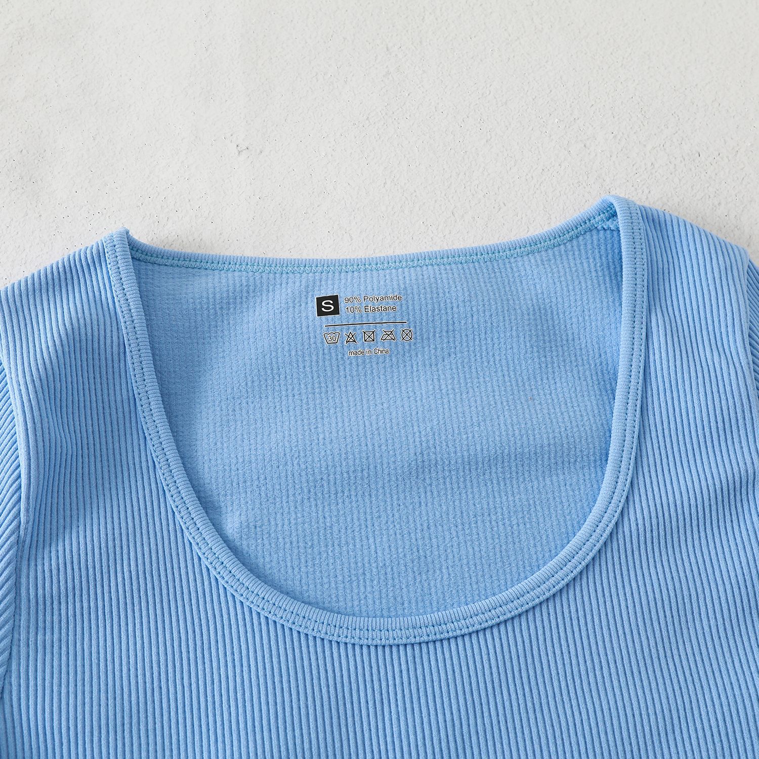Women's Clothing yoga clothes sexy short elastic navel exposed fitness clothes autumn and winter T shirt seamless sportswear_voghion.com