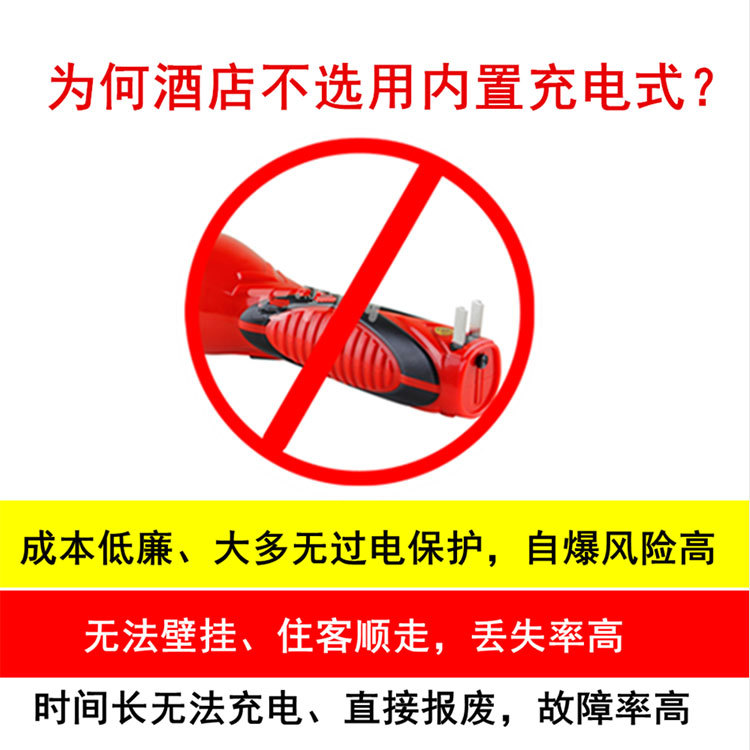 迷你led手電筒酒店壁掛式小巧電池手電戶外強光應急逃生照明手電