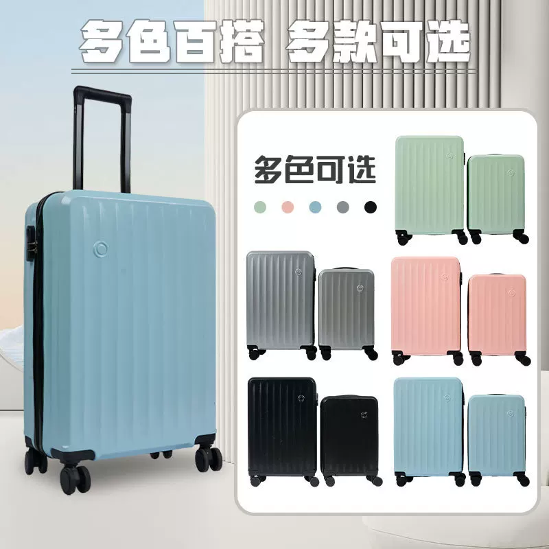 Capacious suitcase for adults, measuring cup, glass holder