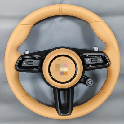 Steering wheel Cayenne Macan 718 Old Model - beige-assembly