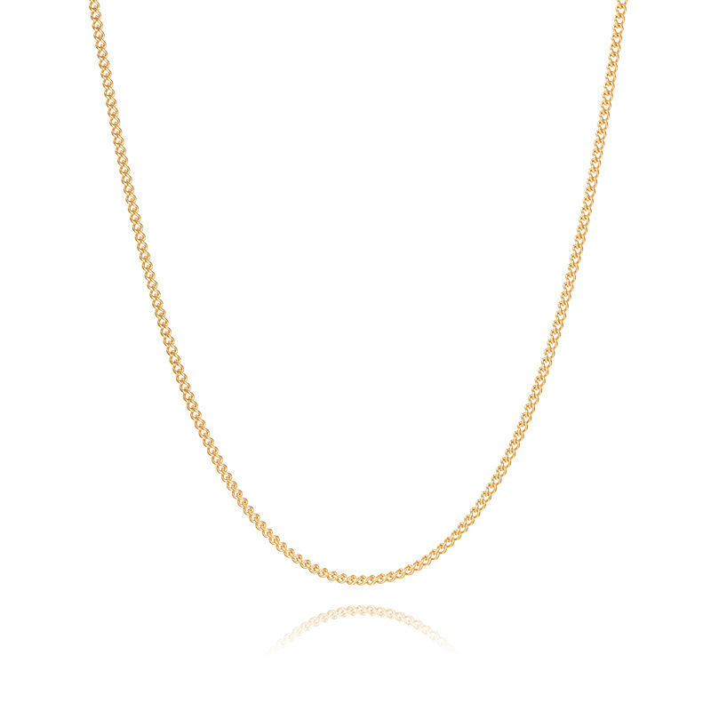 Joyería Xuping simple cadena de acero inoxidable transfronteriza europea y americana diaria fácil de montar botón de langosta joyería de mujer al por mayor