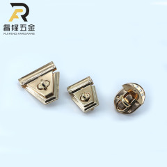 箱包五金配件插锁 拧锁 手工DIY搭扣 铁皮包包锁扣装饰