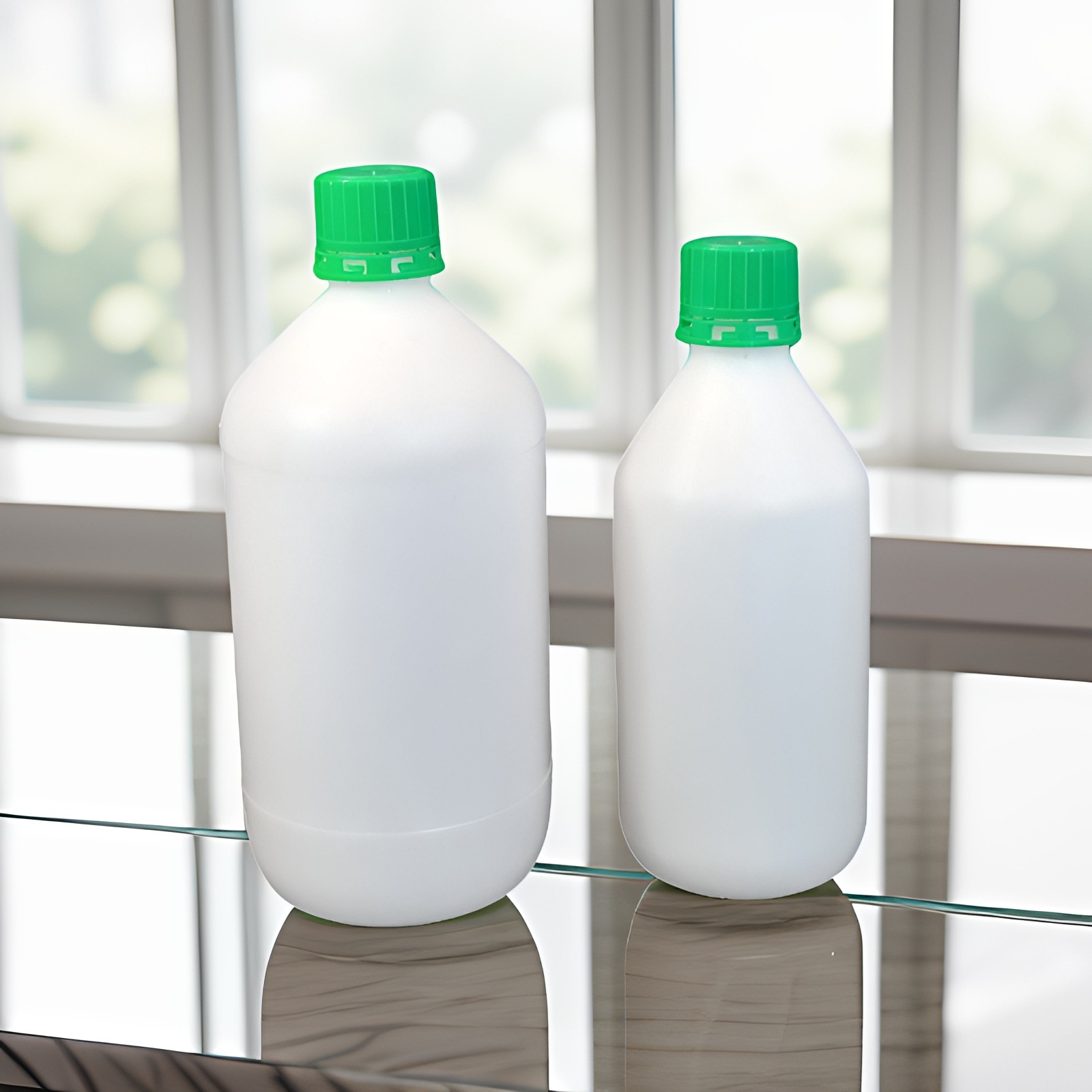 HDPE试剂瓶特厚密封分装瓶高密度聚乙烯塑料包装瓶带内盖圆瓶