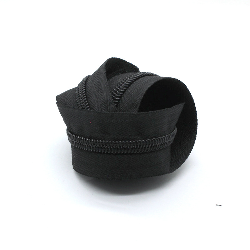 【厂家直营】批发8号尼龙黑色码装拉链 服装裙子包包裤子拉链