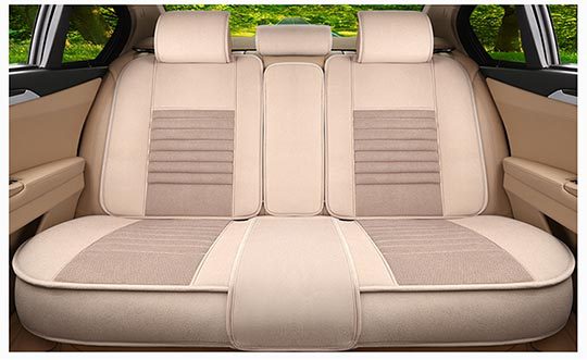 Purple Wind Chime manufacturer wholesale all-season universal linen seat covers for cars, F-23