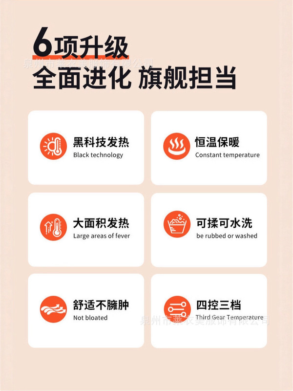 2025全新28区加热马甲跨境爆款温控保暖背心男女同款智能USB充电|undefined