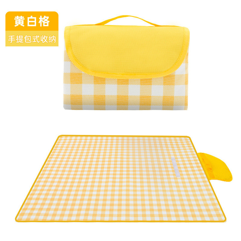 노란색 격자 무늬 200*300cm