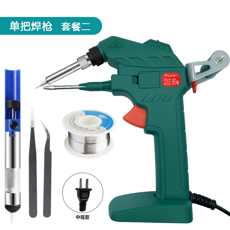 Pistola de Soldar Vertical 110V con Alimentación Automática — Kit Industrial