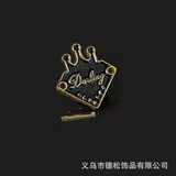 Производитель на заказ логотип Plunging Metal Знаки цинковой сплаво