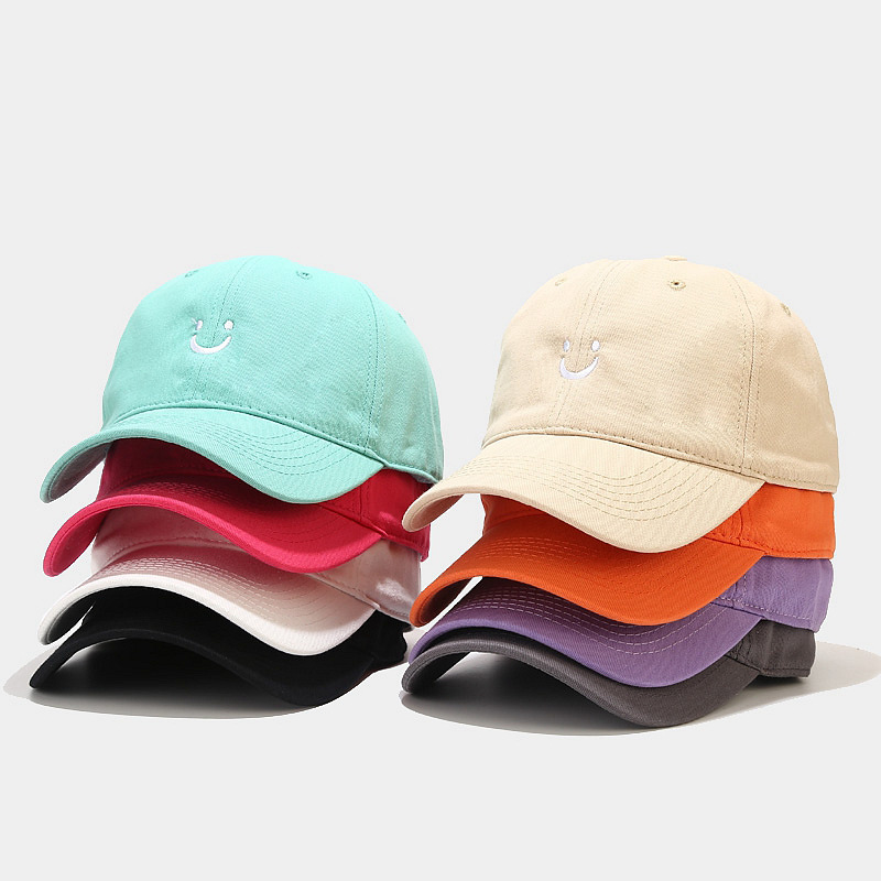 154g Weight Unisex Elegant Simple Style Color Block Embroidery Wide Eaves Baseball Cap