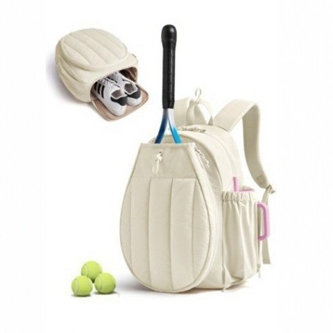 Amazon tennis bag, backpack with separate shoe compartment, portable badminton racket bag, sports and leisure backpack, available in multiple colors