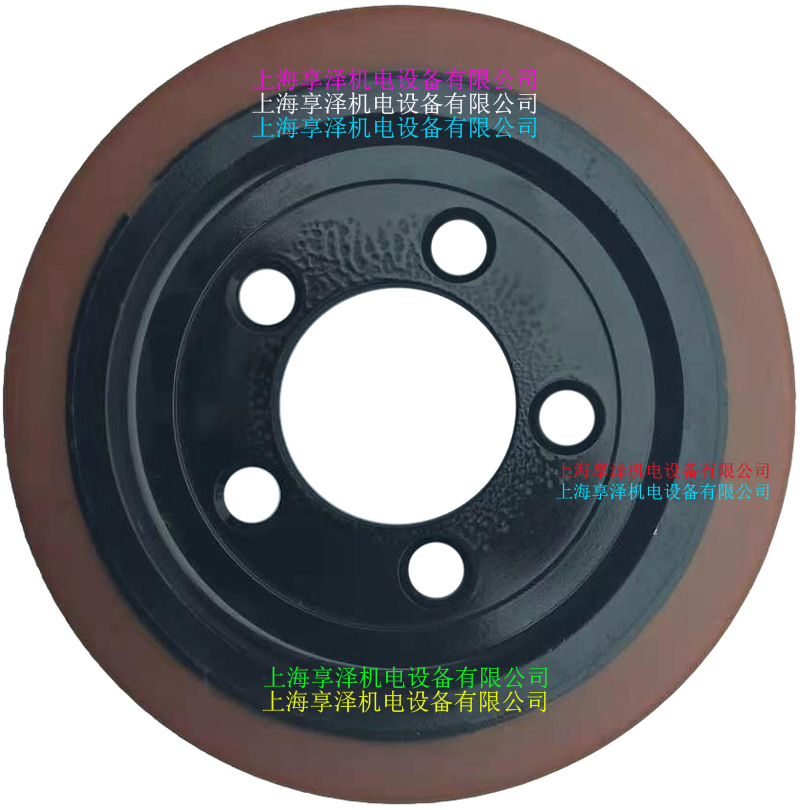 林德电动车驱动轮转向轮胎0039902312 LINDE方向轮传动轮橡皮轮子