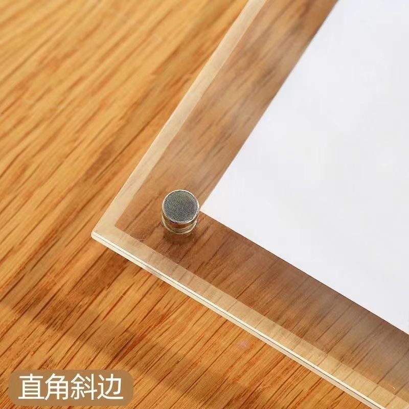亚克力相框双面透明摆台桌面荣誉证书框挂墙展示架厂家跨境画框|undefined