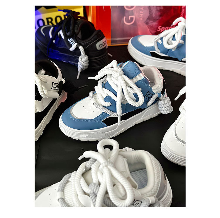 Black samurai skatesko casual sneakers til herrer_voghion.com