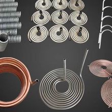 紫铜盘管 螺旋弹黄铜管 冷却管 冷凝管 蒸汽水机换热铜管