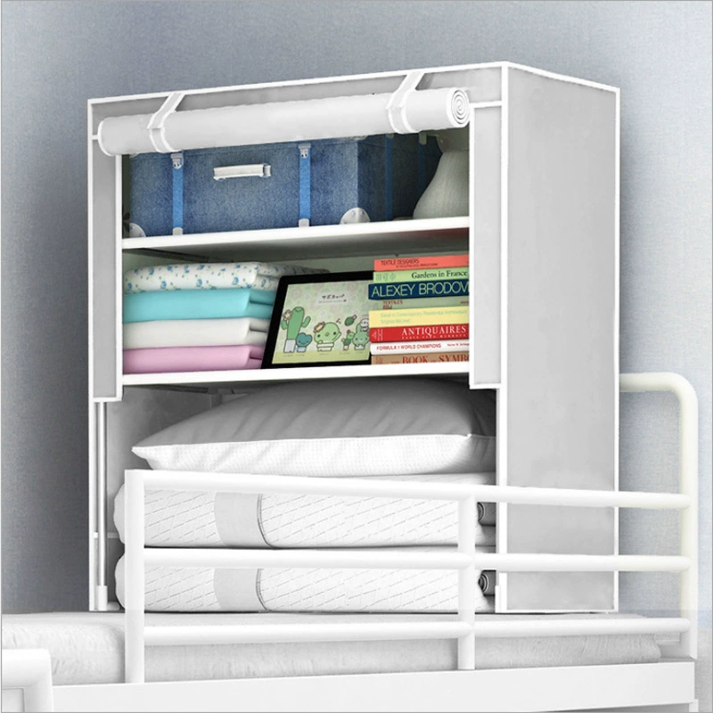 Шкаф для общежития, прикроватный шкаф для двухъярусной кровати, тумба для хранения вещей для студентов колледжа, креативная стойка для хранения в общежитии, легко разбирается и собирается.