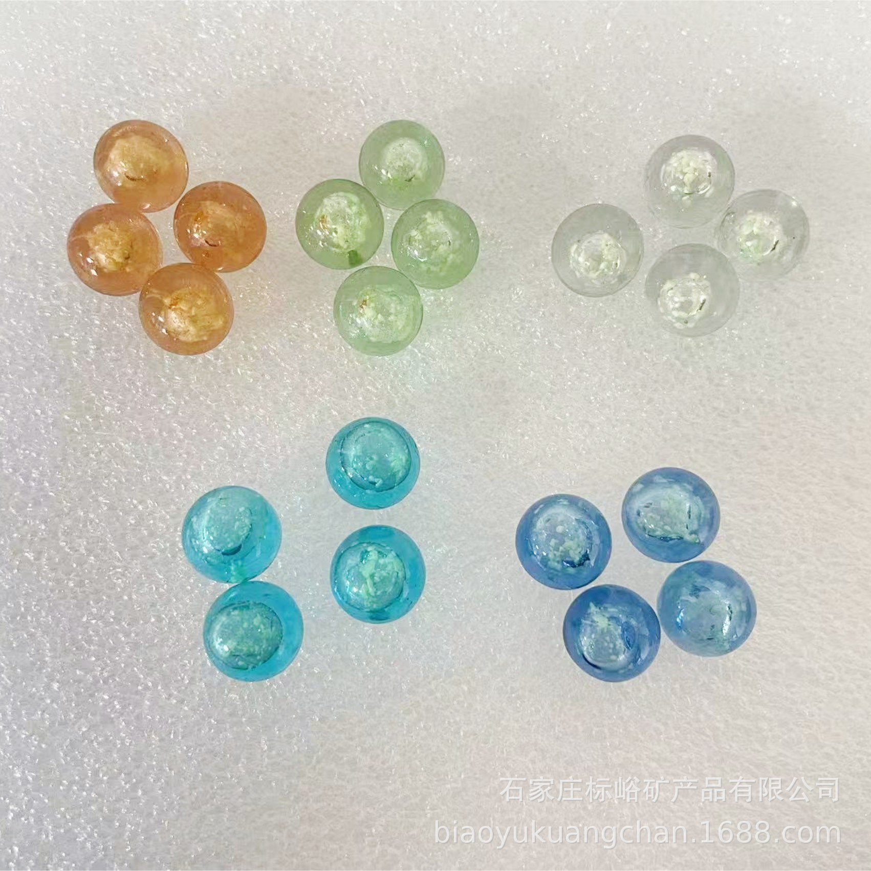 Luminous glass marbles, light-emitting glass balls 16mm 22mm 25mm