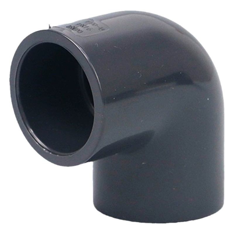 UPVC водопроводная труба под прямым углом Колено 90 ° градусов Защита окружающей среды химический пластик Свободные соединительные аксессуары локоть ПВХ соединитель штуцера трубы