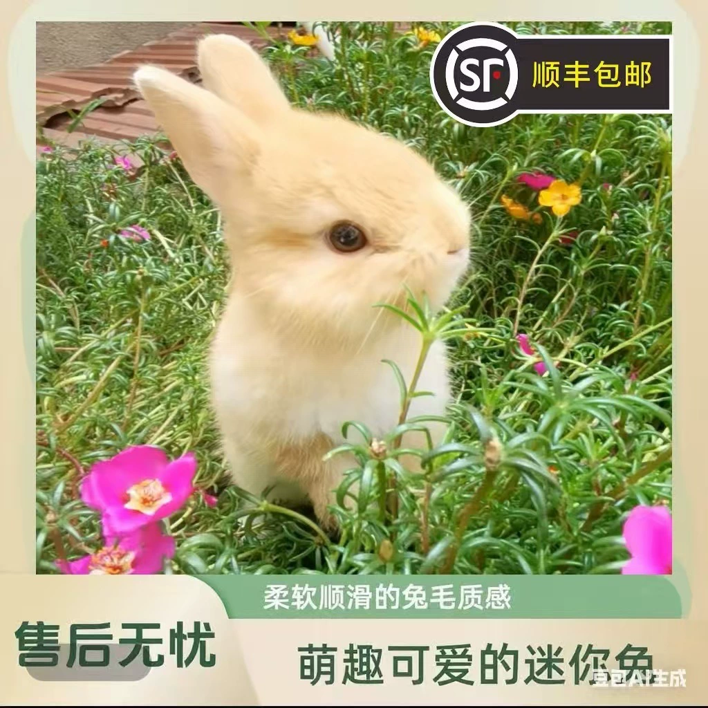 SF Express Live Animals Dwarf Rabbit Live Pet Retail Wholesale Pet Rabbit Lop Rabbit Dodge Rabbit Shipping