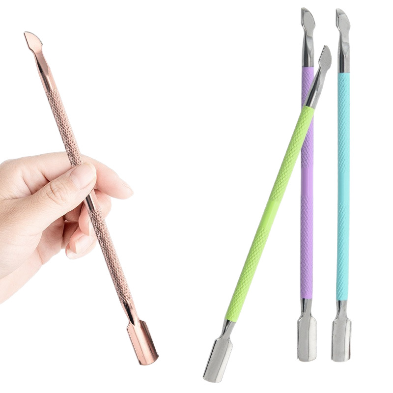 double-sided exfoliating manicure tools set stainless steel for…