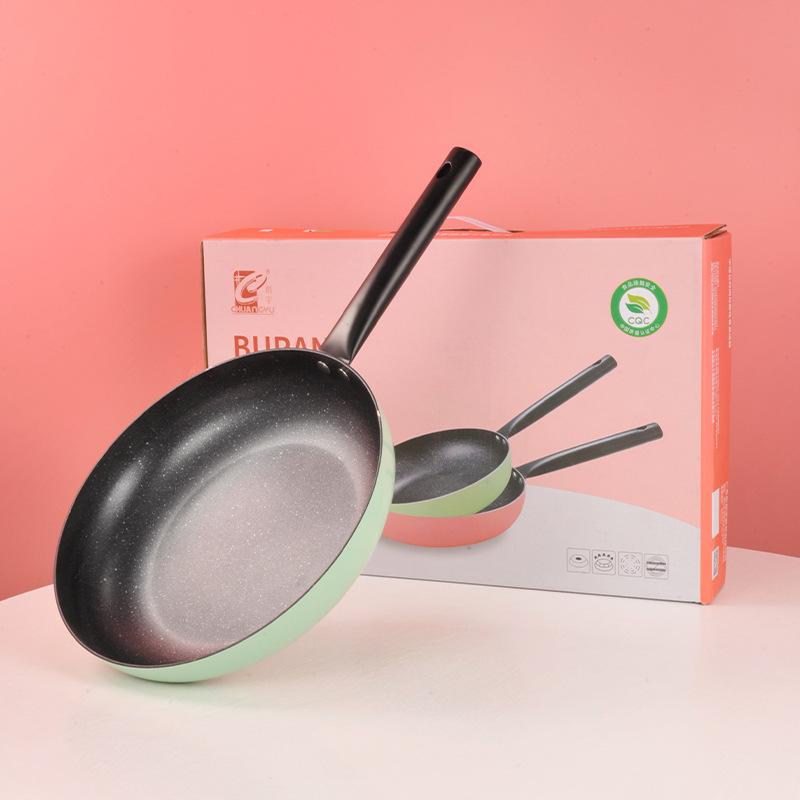 Maifan Piedra sartén antiadherente 304 de tres capas de acero inoxidable sartén antiadherente hogar sartén de carne sartén olla de regalo de comercio exterior