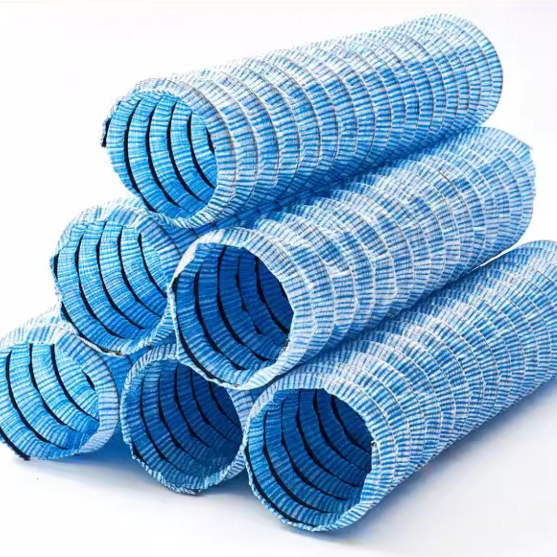 Muelle de PVC tubería de agua permeable blanda drenaje de la base filtración de agua refuerzo cinturón verde de jardín drenaje permeable tubería ciega blanda