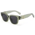 Green frame black film