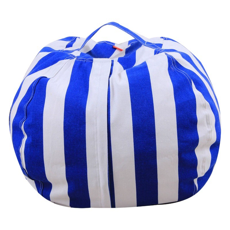 Производители в наличии Детская плюшевая сумка для хранения игрушек Домашний стул для хранения Холст для хранения игрушек Сумка для фасоли Двойная игла Craft
