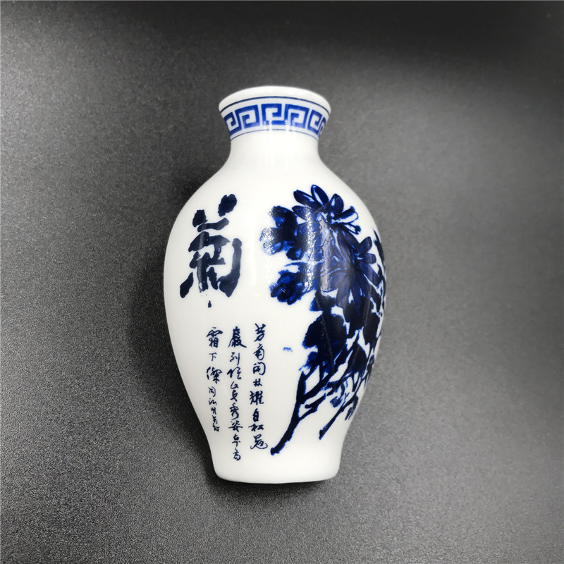 中国風陶磁器青花磁器花瓶冷蔵庫に記念品を貼った家庭装飾品ビジネスは老外ギフト磁石大を送る|undefined