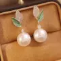 气质新款叶子春夏耳钉