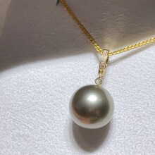 G18k���ʯ�����f�ܿ��OӋ�ٴ�10-11mm��ˮ��Ϫ������������y�