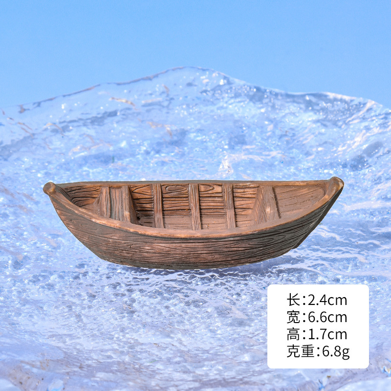 クリエイティブマイクロ風景蓮カエルフローティング竹いかだ DIY 装飾アクセサリーミニチュアミニデスクトップ車の装飾品|undefined