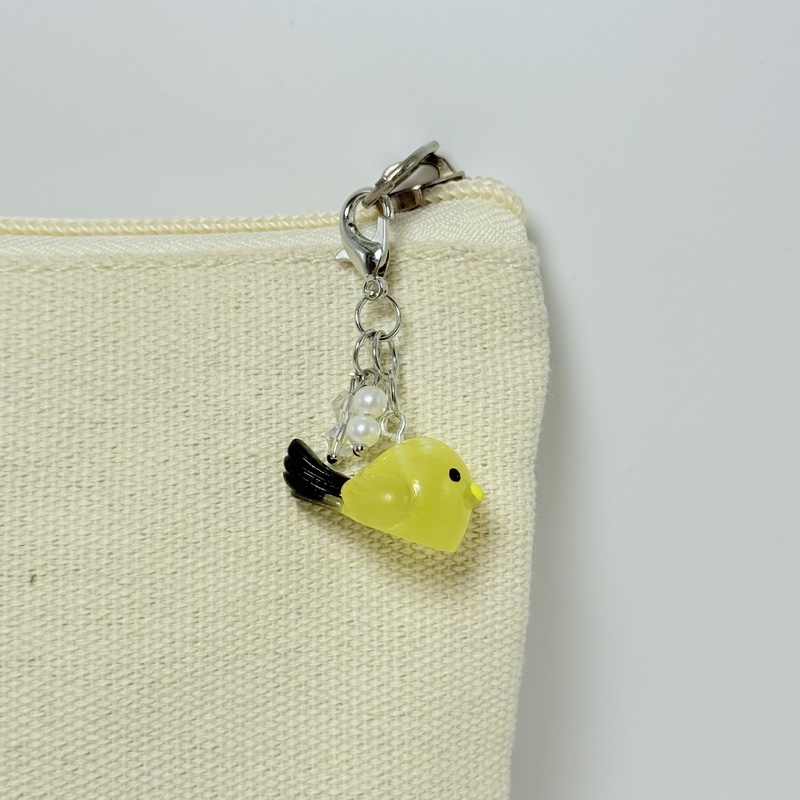 トレンディなカラフルなミニ鳥キーペンダント化粧品袋文具バッグペンダント diy 携帯電話チェーンキーホルダー装飾品|undefined