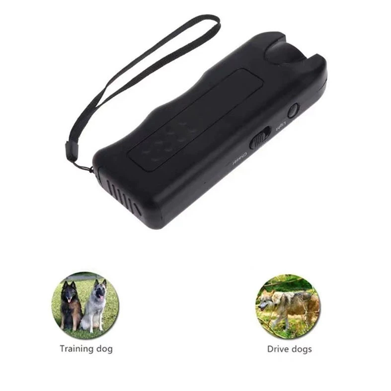 Оптовая ультразвуковой собака диск новый Amazon Ebay внешней торговли ручной Кора Стоп световой ультразвуковой собака диск