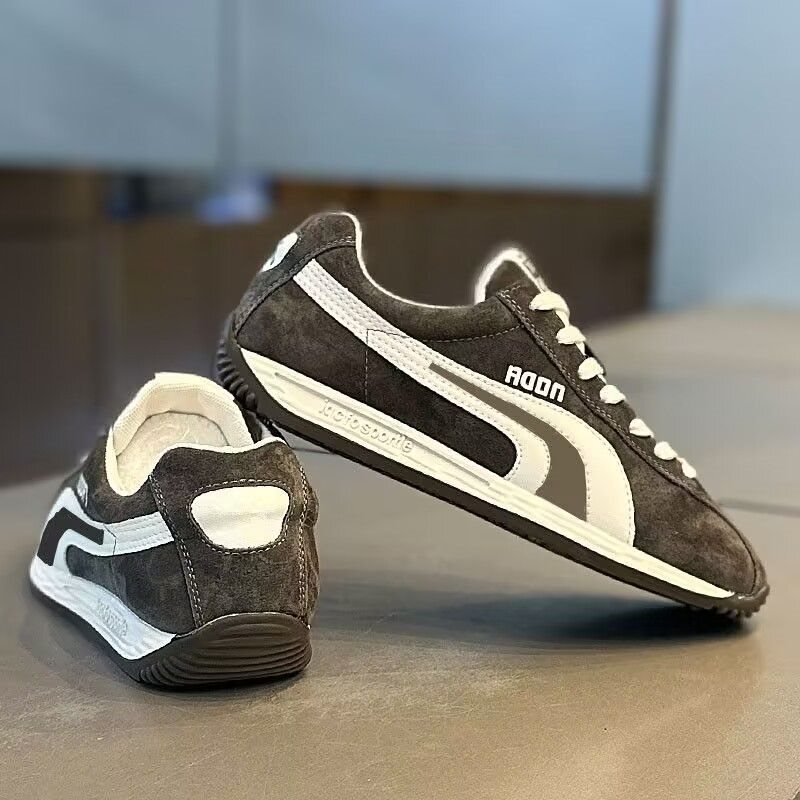 Forrest Gump Shoes for Men 2025 Spring Season Suede Casual Trendy Shoes, Super Popular on Kuaishou, Lightweight Versatile Sneakers