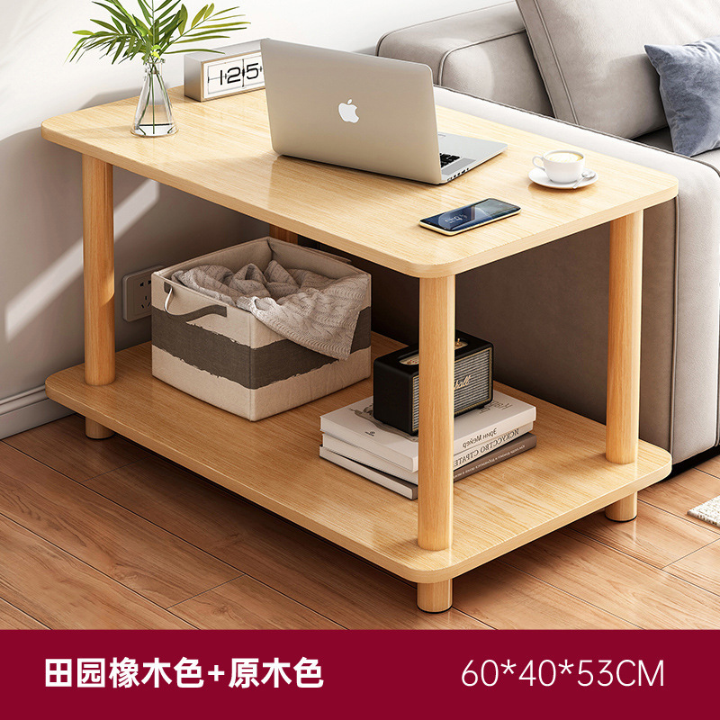 Doble capa sofá lateral varios luz sala de estar de lujo Casa balcón pequeña mesa cuadrada pequeño apartamento dormitorio italiano estante de almacenamiento de noche