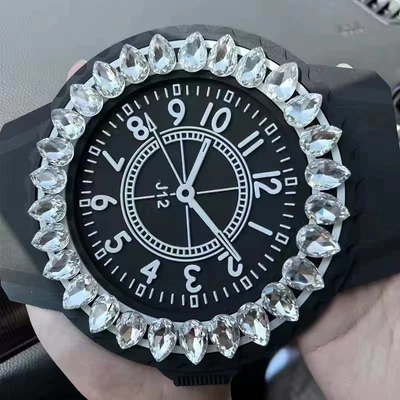 Car ornaments | Velvet - 13-clock-diamond-anti-slip-pad