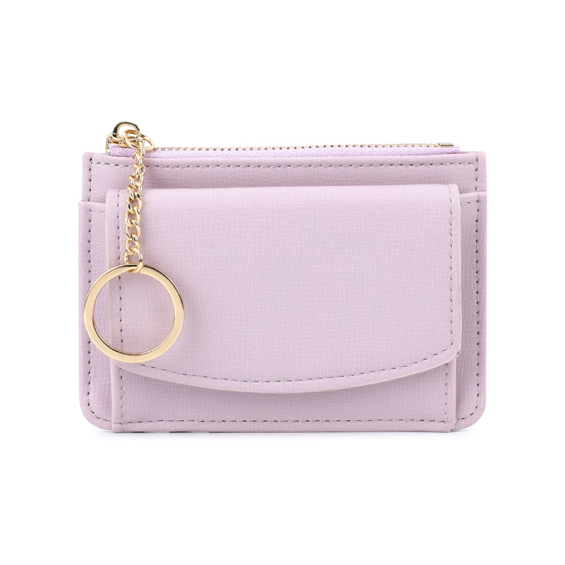 Telian nuevo portatarjetas transfronterizo titular de la tarjeta estudiante comida tarjeta cubierta protectora multi-Tarjeta llavero monedero de la moneda de las mujeres