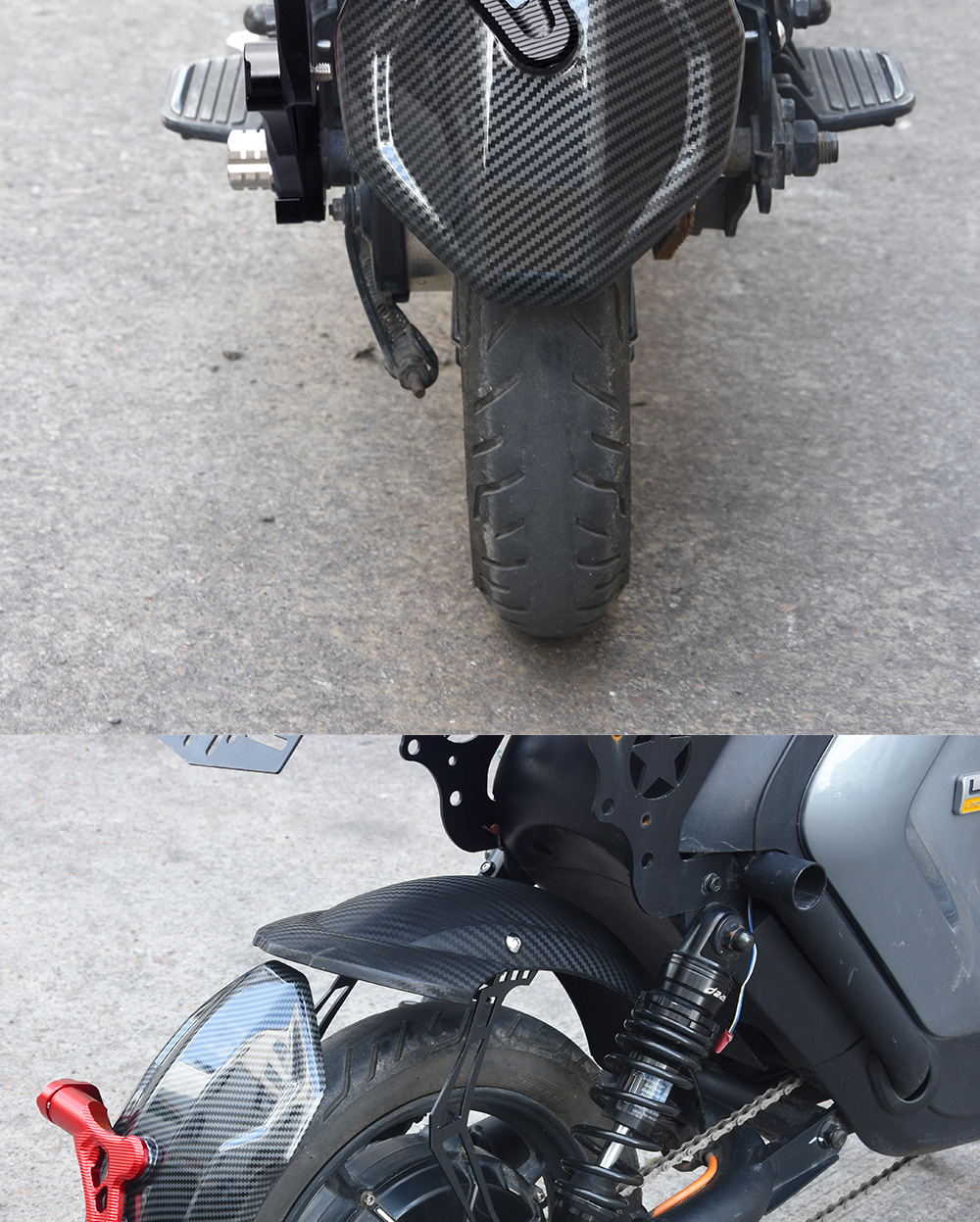 Suitable for No. 9 calf UQI +/U + B/U2/U1D mechanic electric car modification accessories rear water Fender