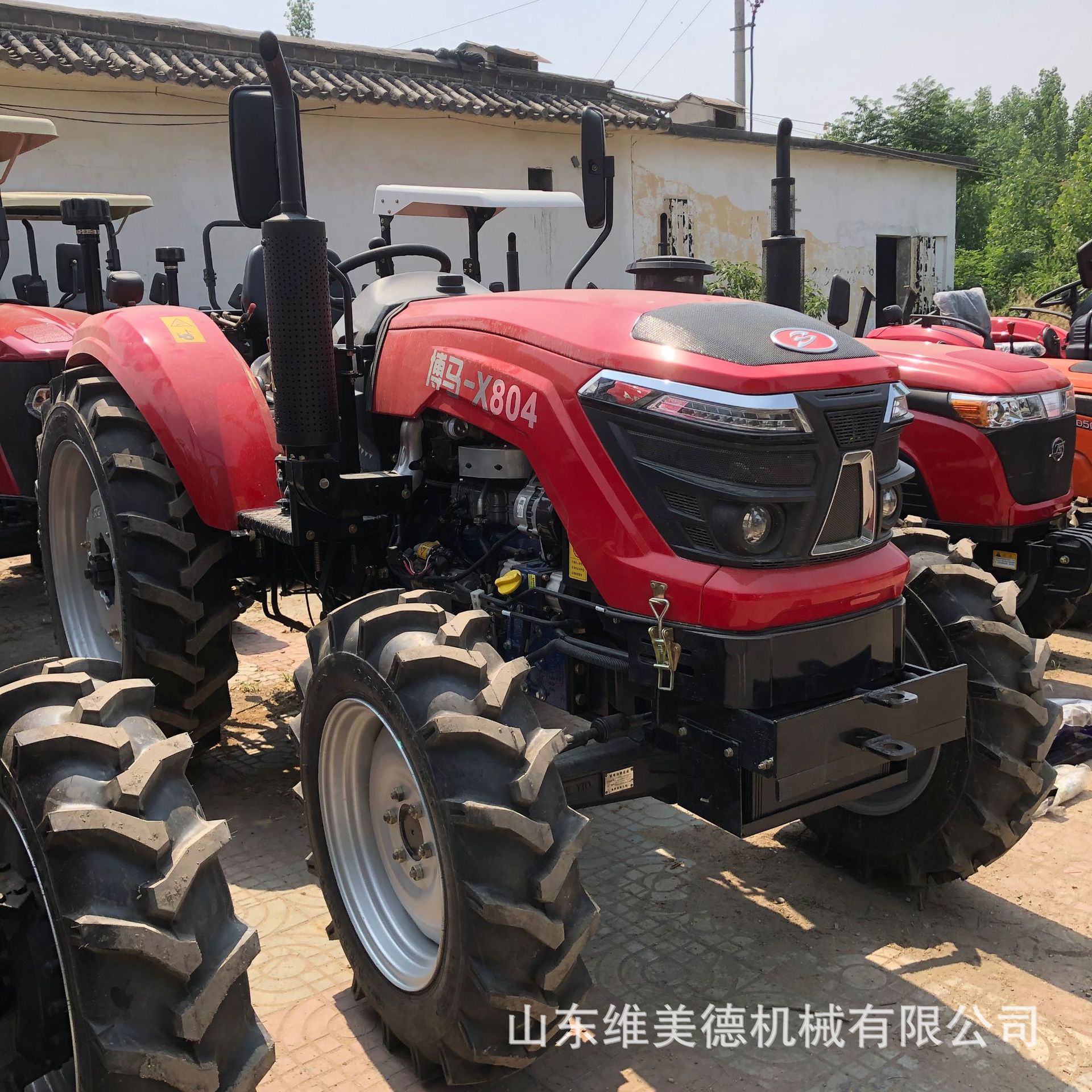 博马804农用大桥拖拉机 四驱多缸多用途拖拉机 强压多路阀
