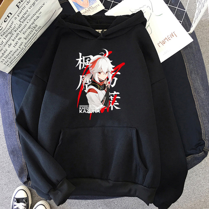 Genshin Impact Kaedehara Kazuha Hoodie Women Funny Kawaii Gr
