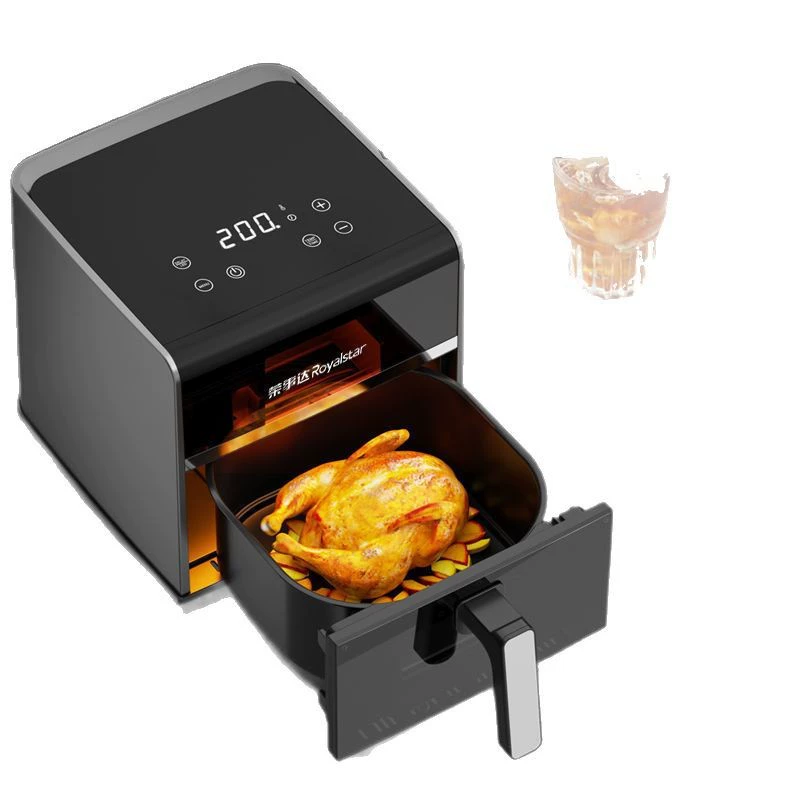 New household air fryer with large capacity smart touch screen multi-function reservation fully automatic oven