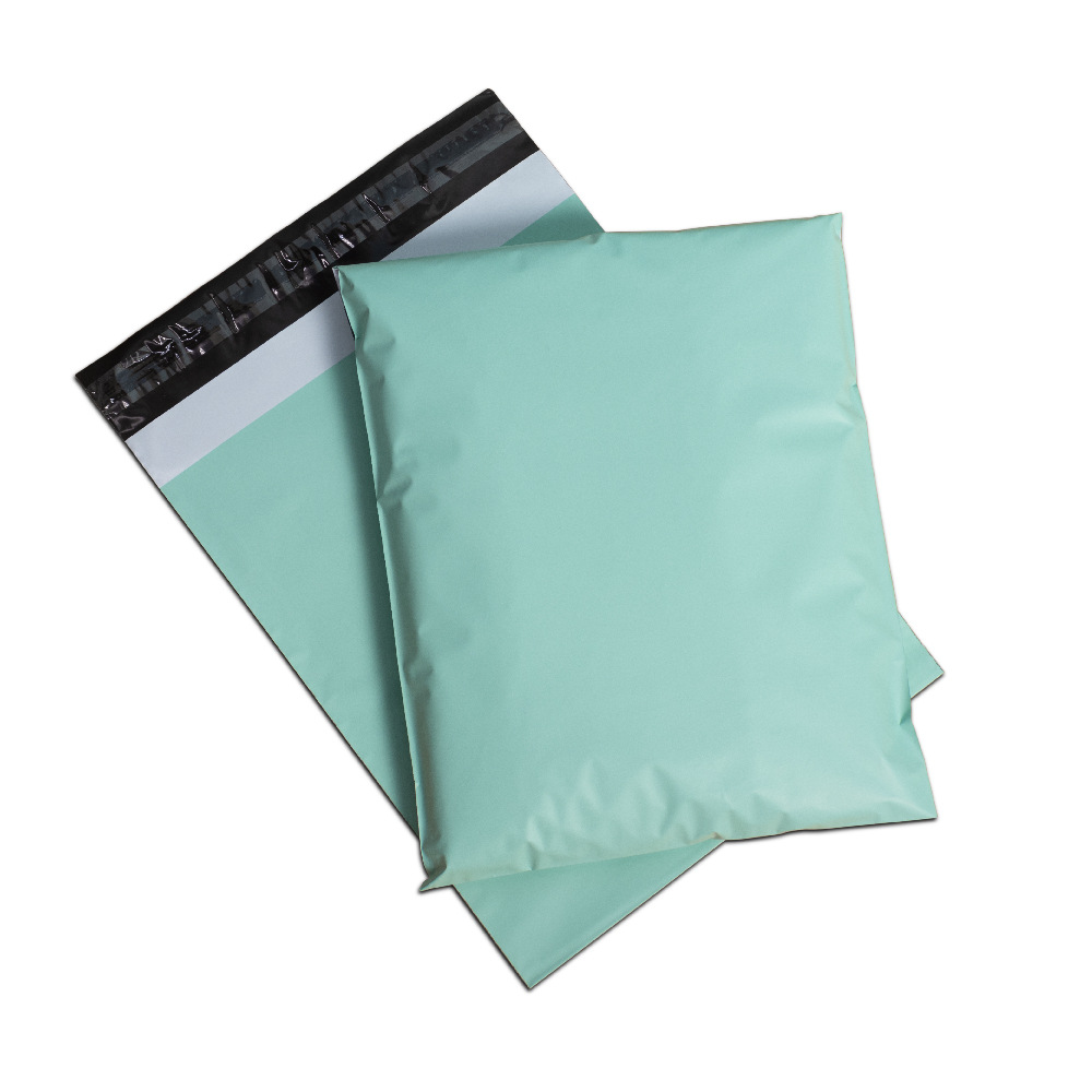 Bolsas de entrega biodegradables personalizadas, procesamiento de bolsas de embalaje personalizadas, bolsas de embalaje gruesas, bolsas de entrega expresas verdes impermeables