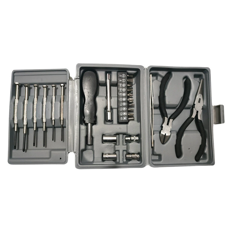 Set, screwdriver, hammer, 129 pieces, tiger